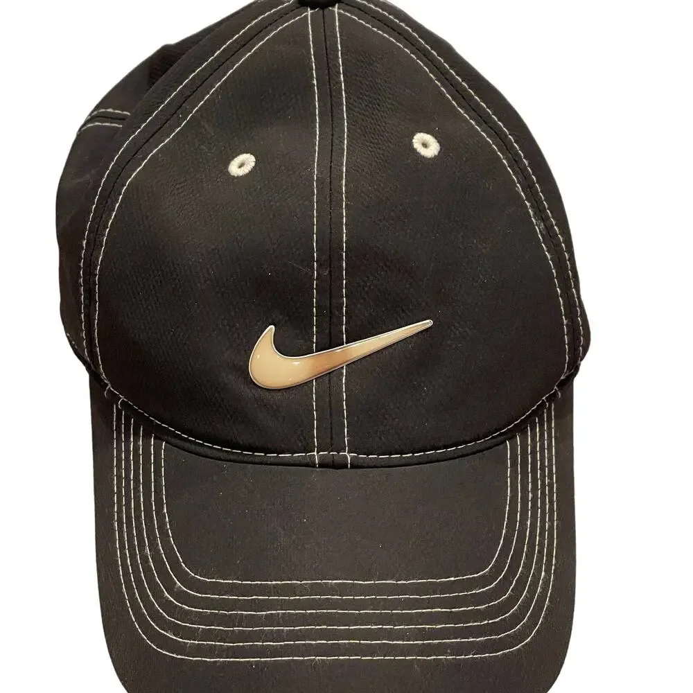 Nike Golf Logo Black Adjustable Baseball Hat